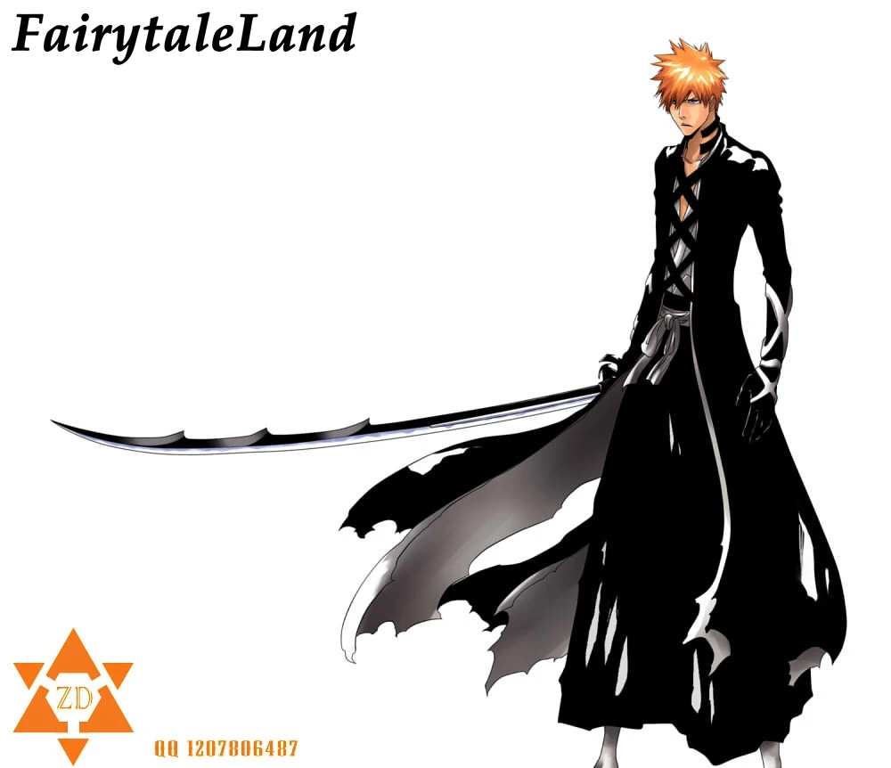 Маскарадный костюм Bleach Kurosaki ichigo на заказ, маскарадный костюм Bleach, Маскарадные костюмы на Хэллоуин для взрослых