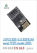 10 шт. ESP8266 серийный wifi модуль адаптер пластина относится к ESP-07, ESP-12F, ESP-12E для arduino