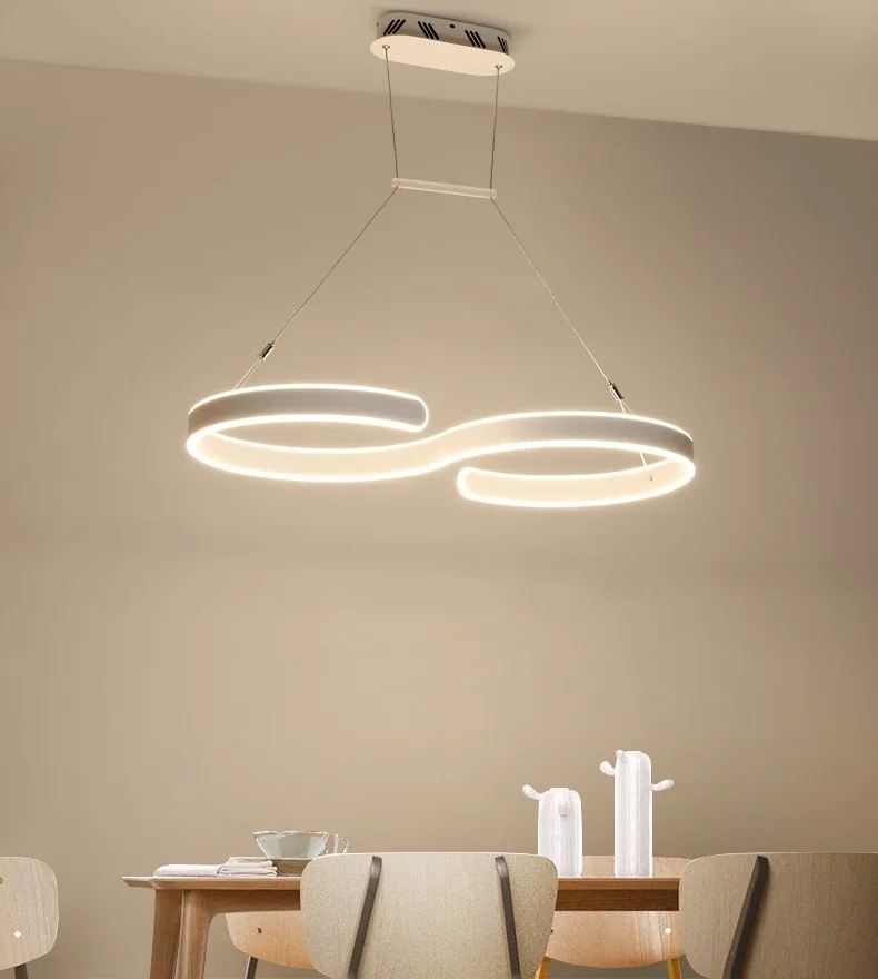 Aliexpress Creative S Shape Led Chandeliers Home Dining Creative S Shape Led Chandeliers Home Dining Bedroom Study Room Office Commercial Lighting Ceiling Lights 110 240v