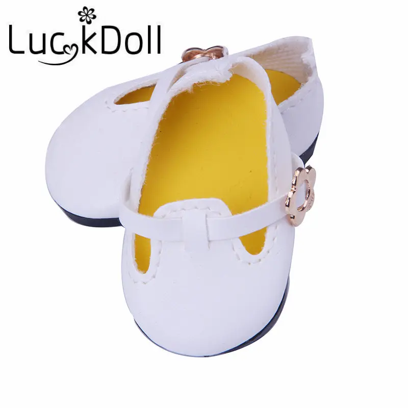 LUCKDOLL/однотонная Симпатичная модная обувь, 18 дюймов, американские и 43 см, Детские аксессуары для кукол, игрушки для девочек, поколение, подарок - Цвет: N740