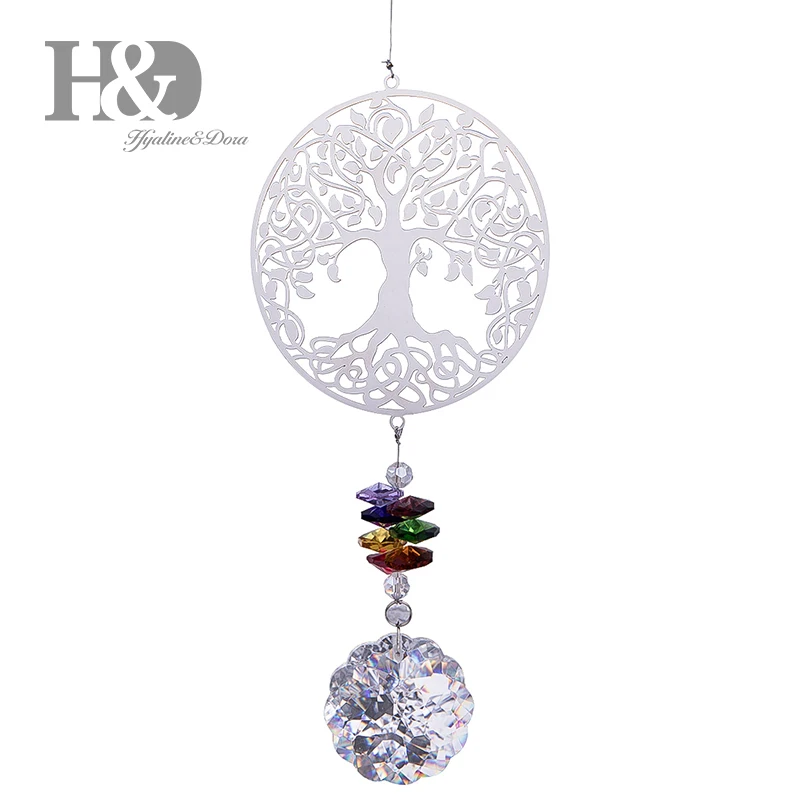 

H&D Crystal Suncatcher Rainbow Maker, Tree of Life
