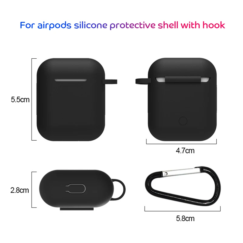 Милый мягкий силиконовый чехол карамельных цветов для Apple Airpods беспроводных Bluetooth