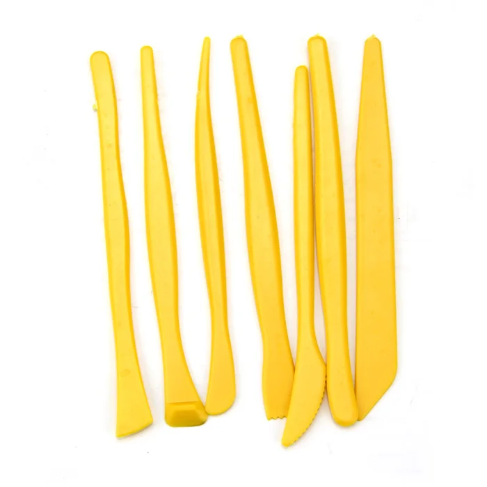 

Free Shipping Ordovician polymer clay tools clay tools sculpture tools eco-friendly plastic 7PCS/ set