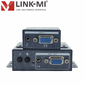 

LINK-MI LM-101TRS-1 100m Audio + VGA to UTP Extender Transmitter and Receiver Support Resolutions to 1920x1440