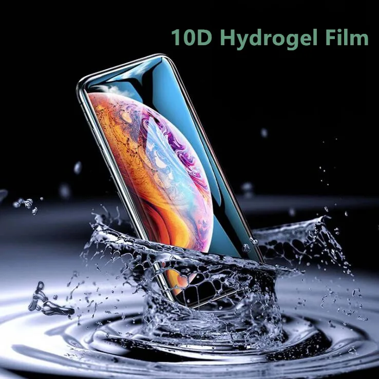 

10D Hydrogel Film Screen Protector For IPhone X 6 6s 7 8 Plus XR XS Max Full Cover Protective Film For iPhone XS Max XR 8 7 Plus