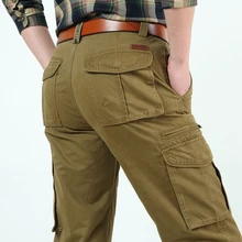 Cargo Pants Winter jogger Lässig Armee-grün Khaki Hosen Männer Marke Kleidung Größe 42 44 Hosen