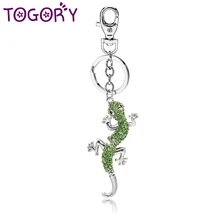 TOGORY Lucky Lizard Crystal новинка животное Модный Брелок Сумочка пряжка Сумочка Подвеска для автомобиля брелок держатель для женщин