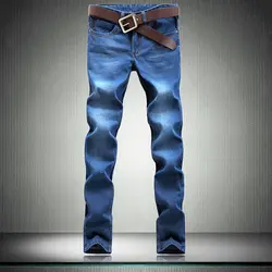 2018 модные для мужчин's джинсы большого размера, весна и осень лето синий мужчин s джинсы для женщин мотобрюки, мужские джинсовые штаны 38 40 42