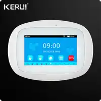 KERUI K52 4.3 Inch TFT Color Touch Screen Wireless Home Security Alarm WIFI GSM Alarm System APP Control