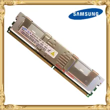 Серверная память samsung DDR2 4 ГБ 8 ГБ 667 МГц PC2-5300F ECC FBD FB-DIMM полностью буферизированная оперативная память 240pin 5300 4G 2Rx4