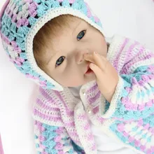 Мода 22 дюймов Силиконовые Винил Детские Куклы Reborn ручной Дети хобби принцессы Куклы Игрушечные лошадки для детей подарок на день рождения