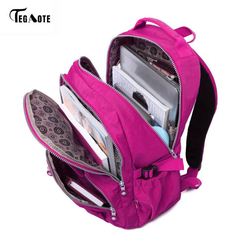 Tegaote moda mujer mochila de alta calidad juventud escuela mochilas para adolescentes Niñas hombro femenino mochila Tegaote moda mujer mochila de alta calidad juventud escuela mochilas para adolescentes Niñas hombro femenino mochila