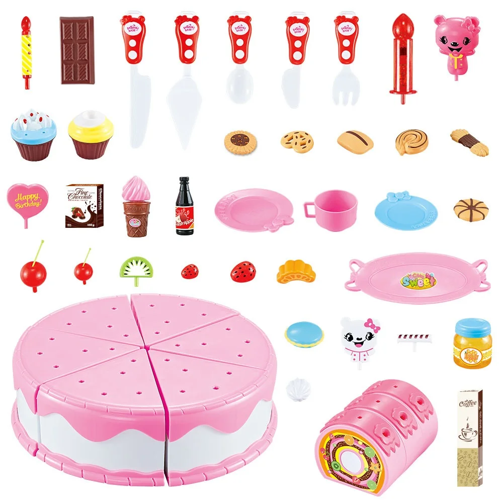 Для DIY торта на день рождения набор игрушек для резки фруктов миниатюрная