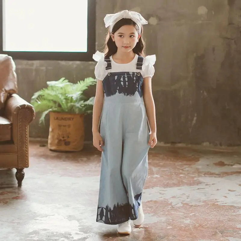 Fashion Summer Fall Baby Jumpsuits Girls Overalls Girl Clothes Children