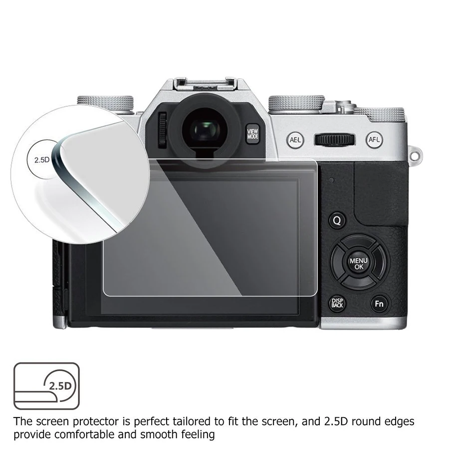 Alivo 2 шт. HD закаленное ЖК дисплей Экран протектор для Fuji x t10 t20 Плёнки 70 t1/T2 a3