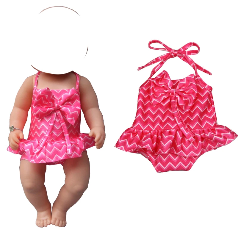 45cm girl Doll Bikini Swimming wear fit for baby dolls swim clothin