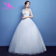 AIJINGYU Красота Дешевое вечернее платье со шнуровкой сзади вечерние свадебные платья свадебное платье FU194