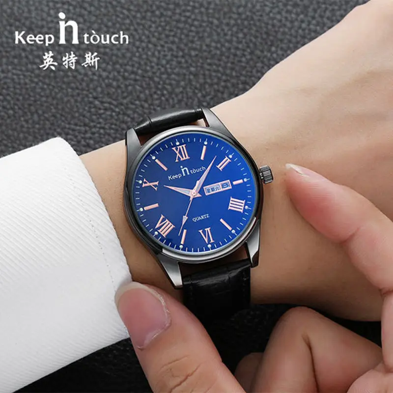 Brand Luxury Men's ladies watch Date Taste Waterproof Ultra Thin Clock  Casual Quartz Watches women watches luminous watch men