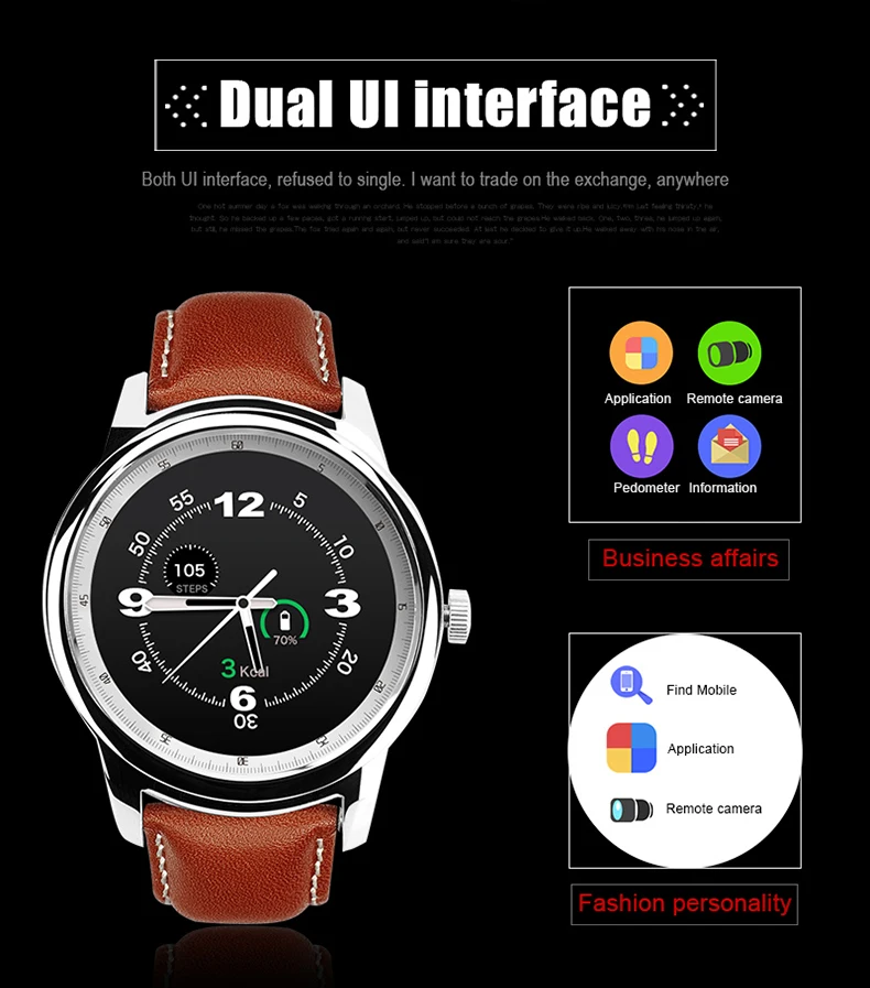 DM365 Smart Watch mtk2502a ips Экран Bluetooth SmartWatch Фитнес трекер приложение для iphone IOS телефона Android smartwatch человек