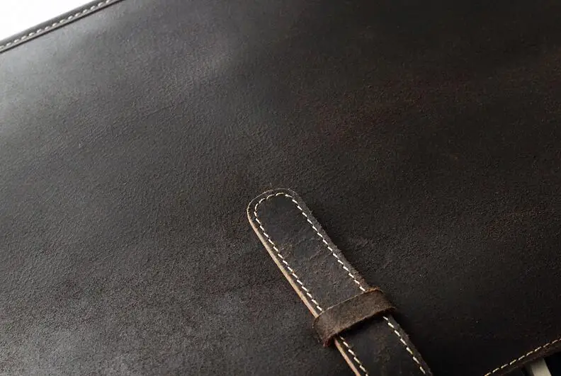 Новая стильная кожаная прямоугольная тонкая деловая сумка Офисные сумки для ноутбука