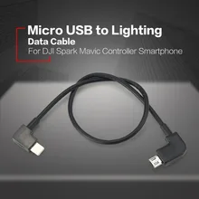 Кабель для передачи данных для DJI Spark Mavic Pro Air control Micro USB для Micro usb type-C Lighting Adapter Line для Android Phone Tablet