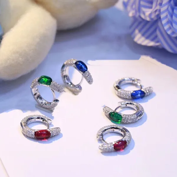 

Designer Fashion 925 Sterling Silver Jewelry 3A Cubic Zirconia Party Earring