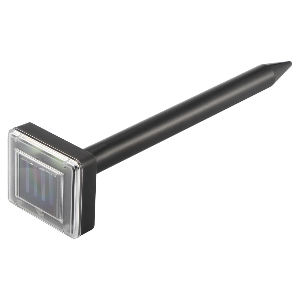 4pcs Solar Powered Ultrasonic Sonic Mouse Mole Pest Rodent Repeller Repellent Yard LED Light Repeller Outdoor Lamp Yard Garden