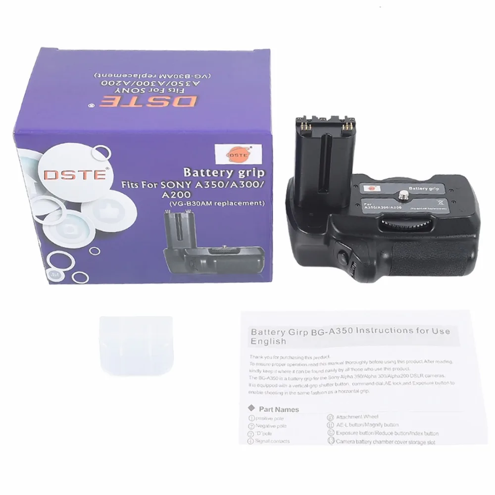 Aperto da Bateria para Sony Dste Dslr Câmera A200 Vg-b30am A300 A350