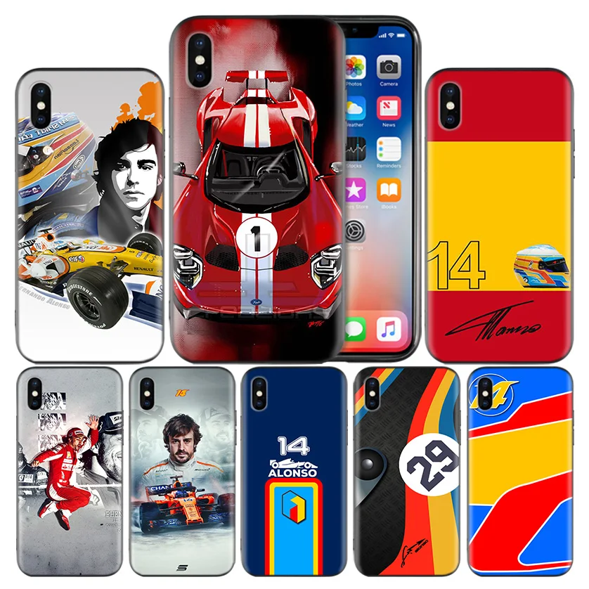 

Fernando Alonso Frosted Fundas Back Case For Apple iPhone 7 8 6 6S Plus X XS MAX XR 5 5S 5C SE 10 Ten Protective Cover Coque