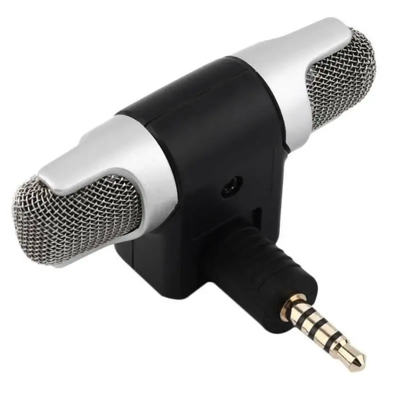 Yiwa Portable 3.5mm Mini Stereo Microphone for MP3/MP4/Mobile Phone/Tablet