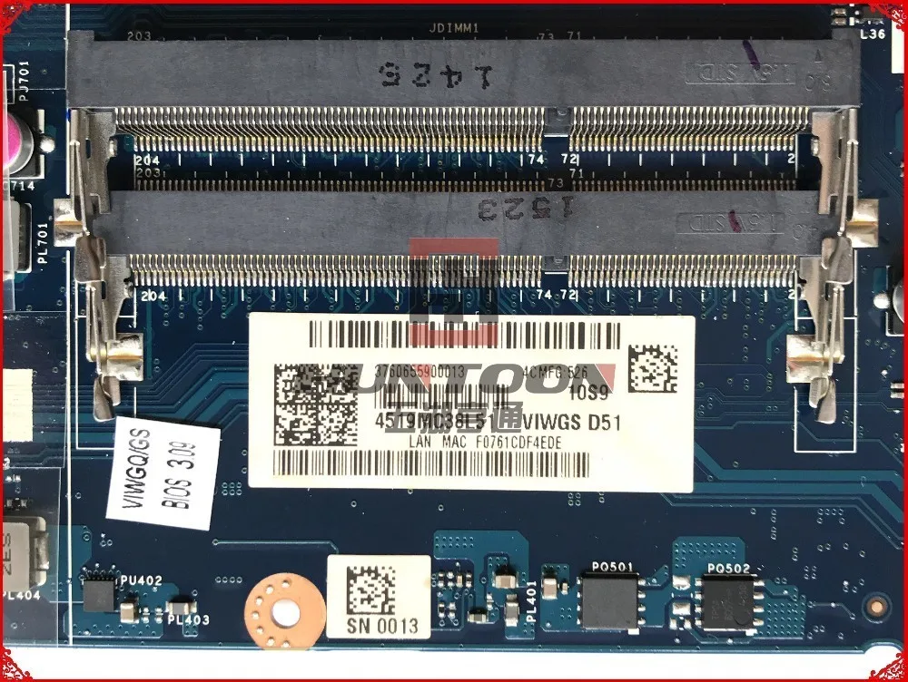 Оптовая продажа Высококачественная материнская плата VIWGQ/GS для ноутбука Lenovo G510