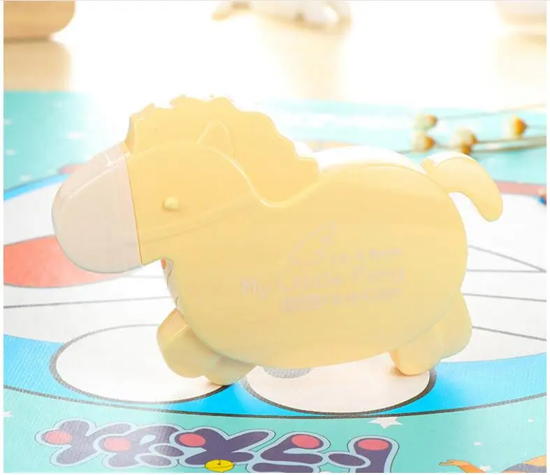 Lote Bonito Cavalo Pequeno Escritório Fita Corretiva Papelaria Material Escolar Suprimentos Cinta Papeleria 24 Pçs - 14 24 pçs lote bonito cavalo pequeno Escritório