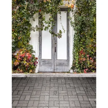 

LIFE MAGIC BOX Backdrops Front Door Environment Kids Photography Photo Background Birthday S-2231