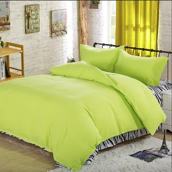 

Brushed cotton Aloe Printing Bedding Set Fashion Bed Sheet / Duvet Cover / Pillowcase Winter Cotton 4 Pcs Bed Set Home Textile