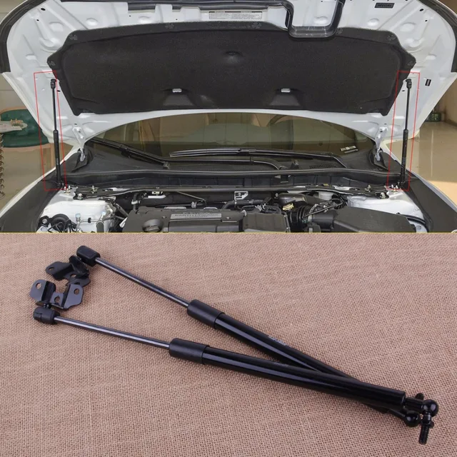 CITALL 2pcs Front Hood Lid Lift Support Damper Shock Strut Fit for
