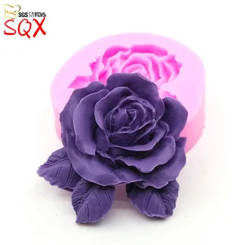 

3D flower silicone soap mold, Silicone Mold for Decorations, Fondant 3D Soap Molds Sugarcraft Tools SQ1603