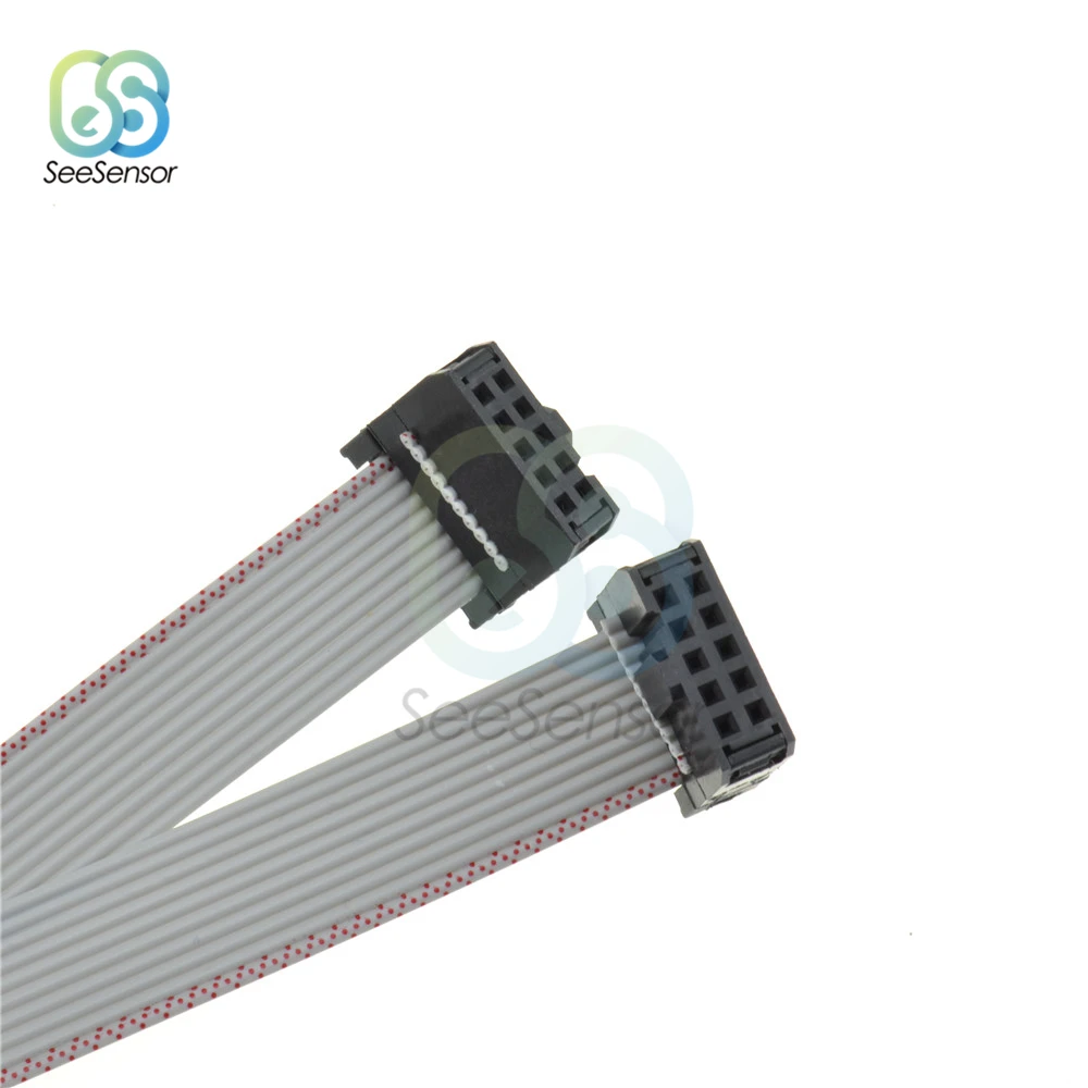 70 см 10 Pin 2,54 мм разъем USB ASP ISP JTAG AVR провод 10 P плоский разъем idc ленточный кабель для передачи данных