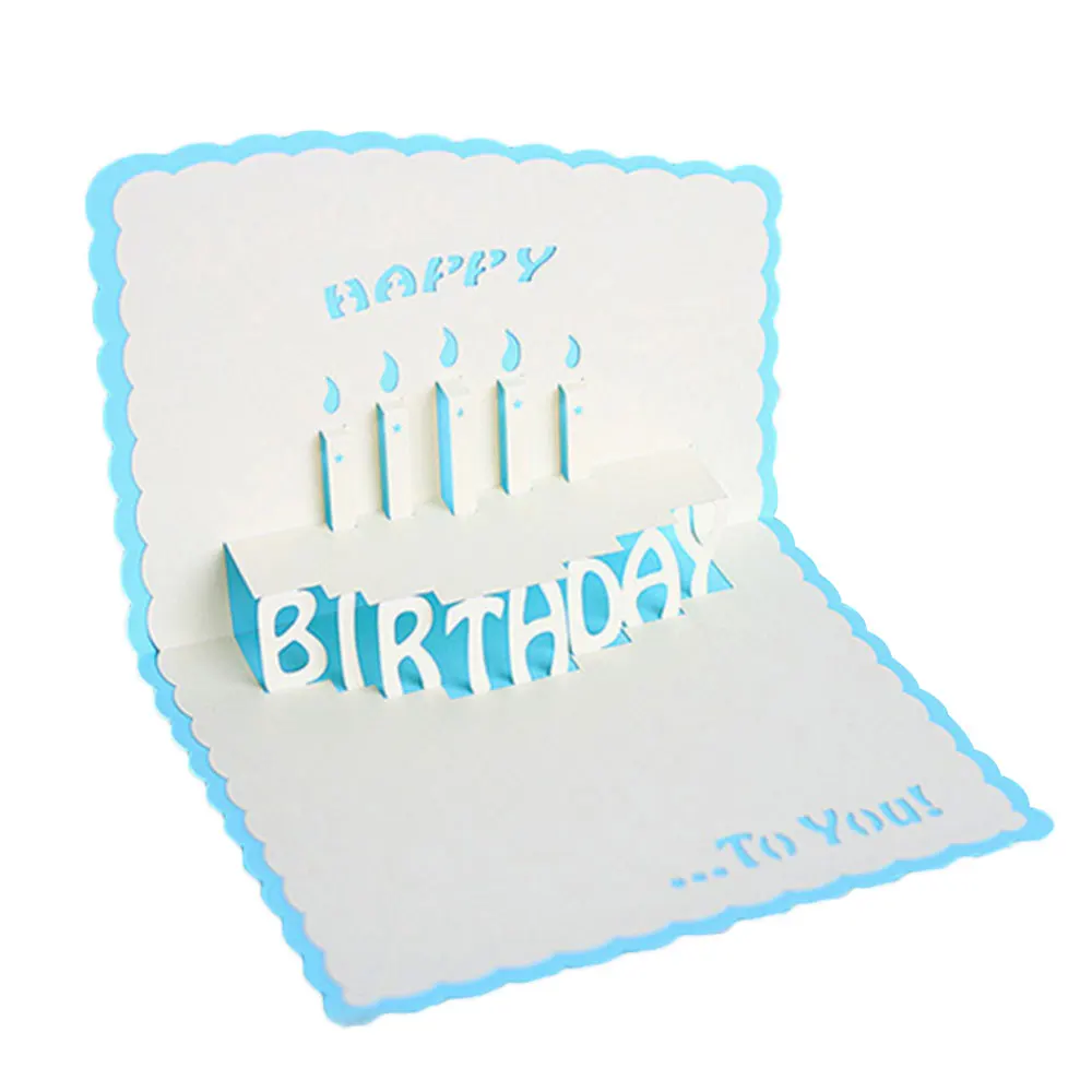 3d Karten Grußkarte Happy Birthday Handcrafted Multicolor