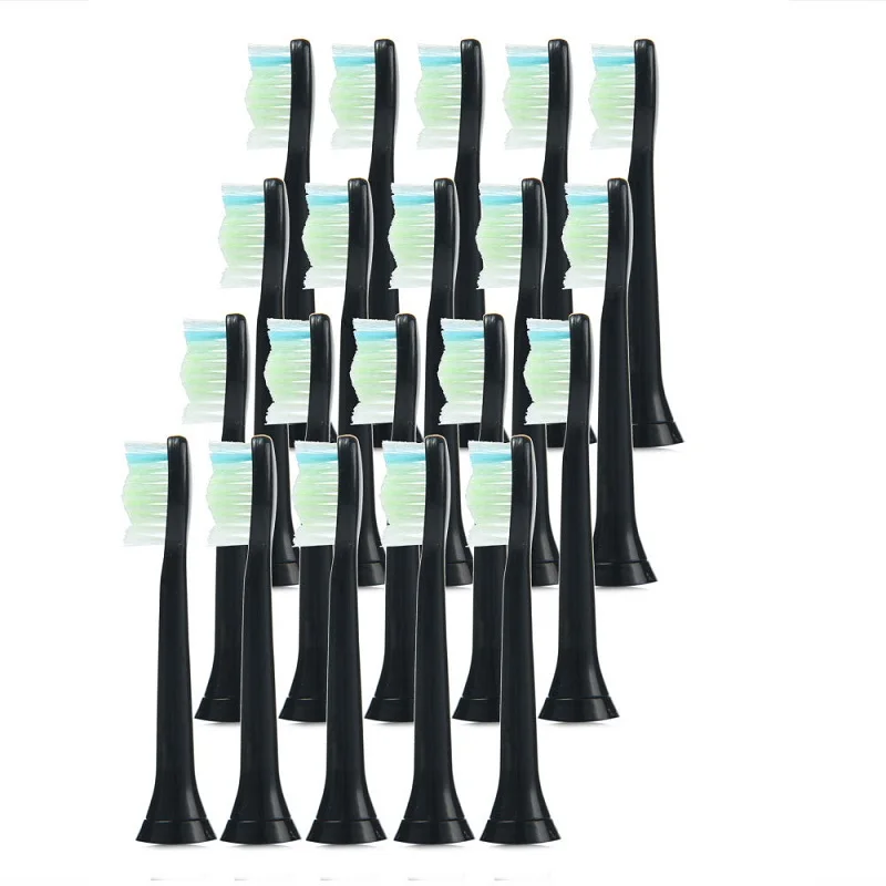 

24pcs/lot Replacement Toothbrush Heads For Philips Sonicare DiamondClean HydroClean Black HX6064 Electric Tooth Brush Heads