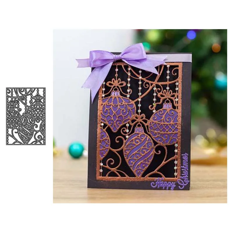 

Metal cutting dies ornamental baubles cut mold Scrapbook paper craft knife mould blade punch stencils