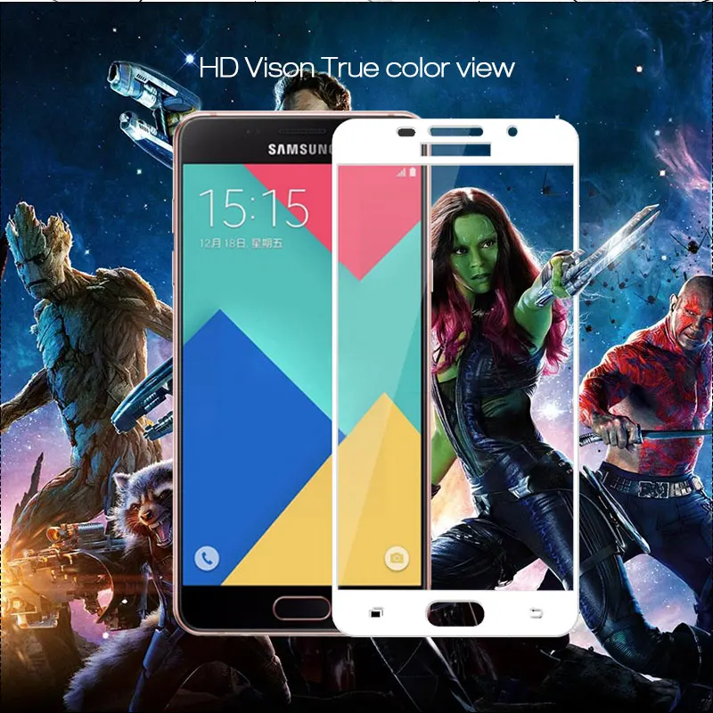

Full Cover Tempered Glass For Samsung A5 2016 Pelicula Protectora Protective Film For Samsung A52016 SM-A510F Glass Full Films