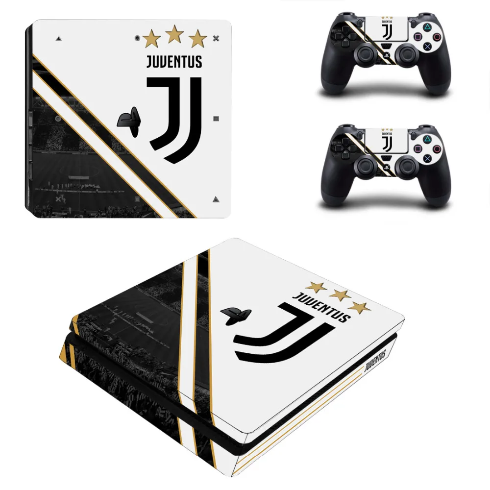 

Juventus Football Club PS4 Slim Skin Sticker For PlayStation 4 Console and Controllers For Dualshock 4 PS4 Slim Sticker Decal