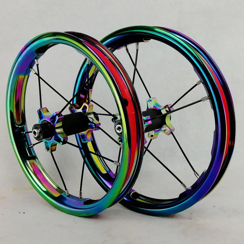 12 Inch Fiets Wielen Begovel Kinderen Boby Fiets Wiel Schuiven Machine  Kinderen Custom Wiel Balans Fiets Wielen Anode Kleur|Bicycle Wheel| -  AliExpress