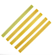 20 шт Пчеловодство желтые хлопья от пластика от приспособление для подачи пудры 40*2,8 см оптом пчелиный диаметр отверстия 0,5 мм