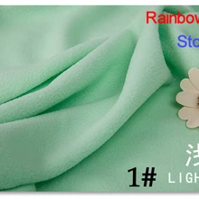 1# светло-зеленый 1 м мягкой щеткой флис ткань для DIY colthes мягкие игрушки одеяло простыня подушки Материал