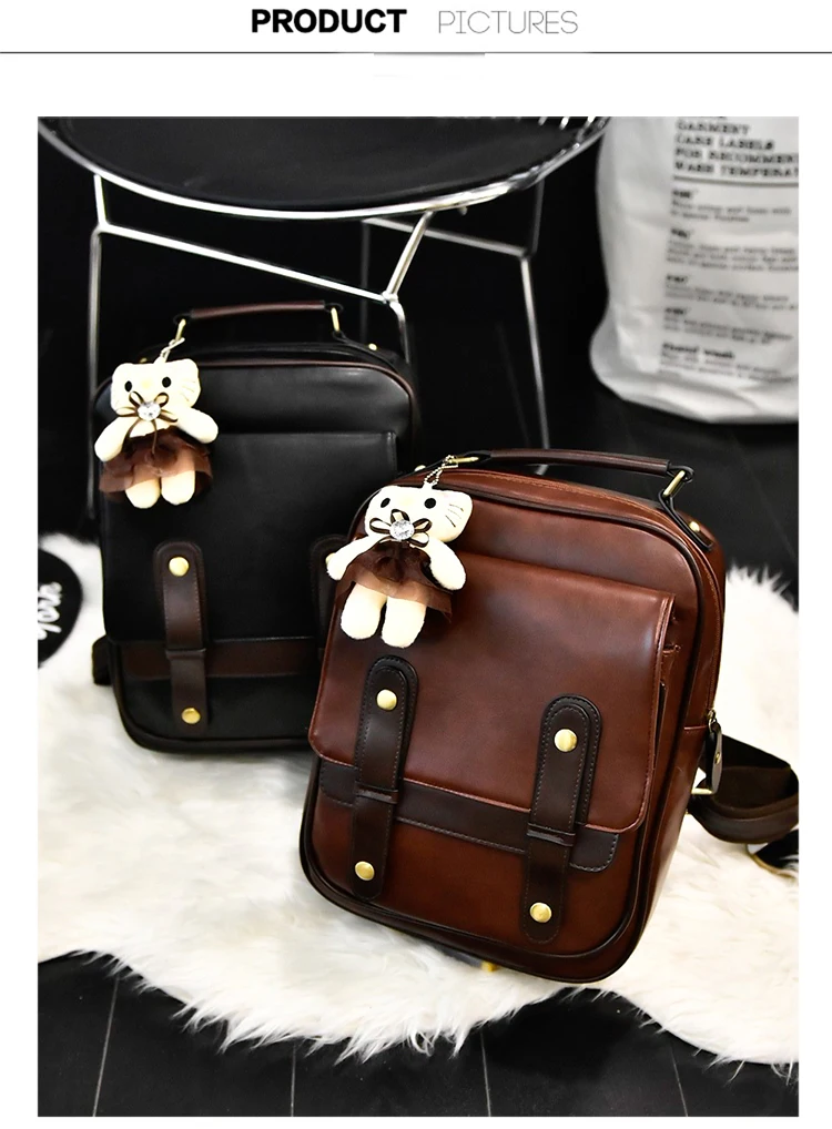2017 New Wemen Bag Summer Vintage Vintage London Backpack Wemen Korean Style Simple Joker Student School Bag Girl Travel Bag05