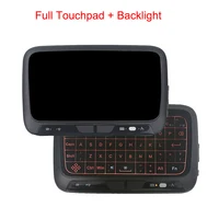 H18 2.4GHz Mini Wireless Keyboard Backlit Full Touchpad Keyboard Large Touch Pad Remote Control for Android TV Box PC RPI 3 B+