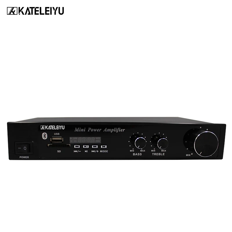 

Amplifier 108 Wireless Bluetooth Built-in FM radio USB SD card MP3 playback High and low tone and reverb effect adjustment with
