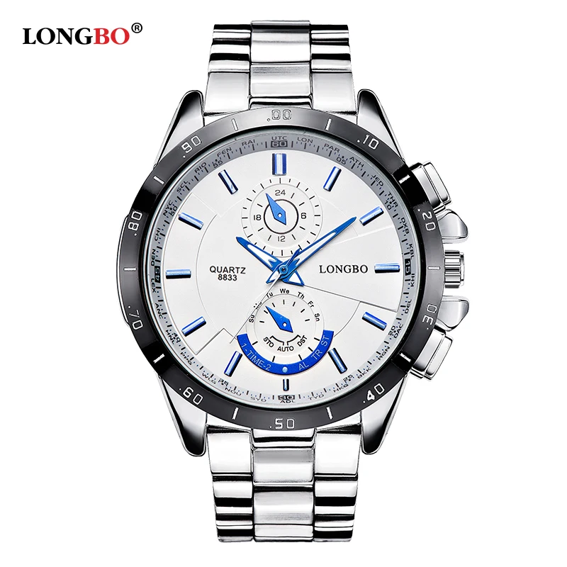 

LONGBO Men Watches Luxury Waterproof Quartz Watch Fashion Brand Sports Style Wristwatches