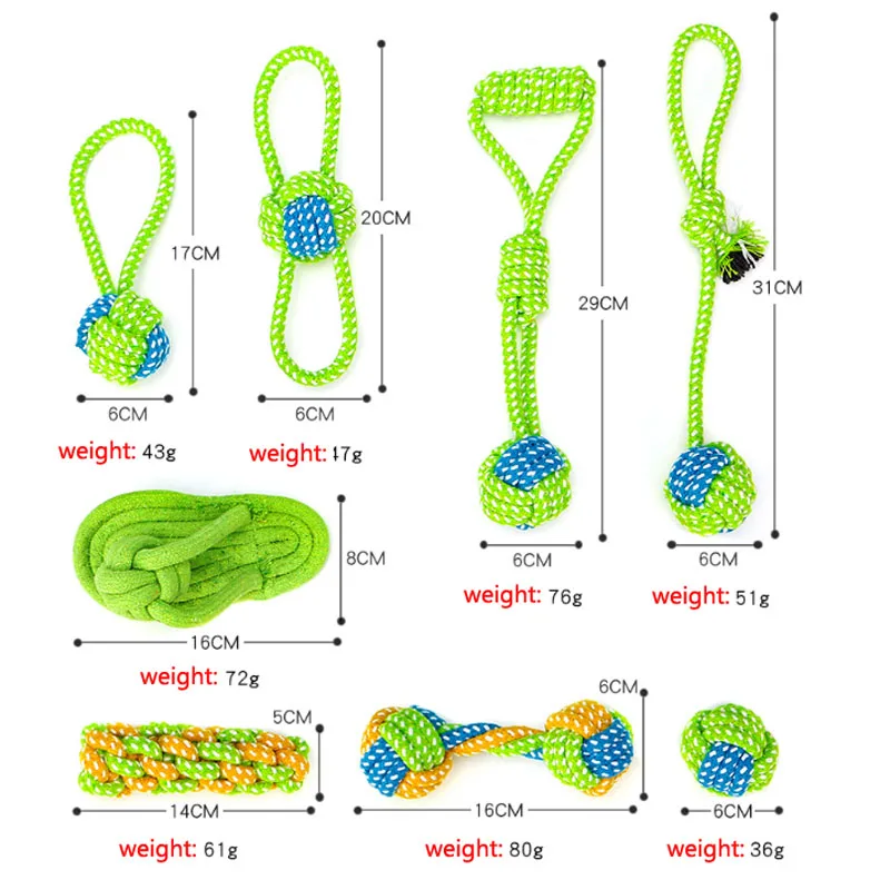 Поставка для домашних животных, игрушки для собак, жевательная игрушка для собак, зубы, чистые, на открытом воздухе, тренировка, Веселая игра, зеленая веревка, мяч, игрушка для больших маленьких собак, игрушка для кошек